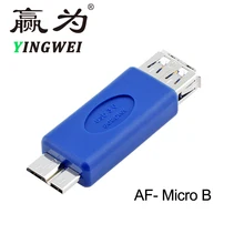 Стандартный USB 3,0 тип A Женский к USB 3,0 Micro B штекер коннектор адаптер USB3.0 конвертер адаптер AF К MicroB