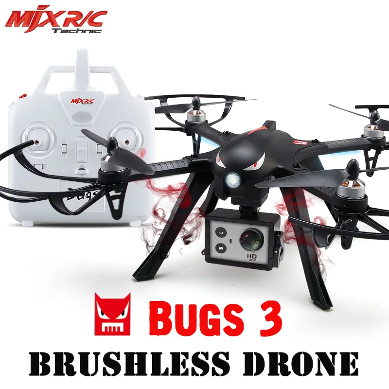 Buy Cheap MJX Bugs 3 brushless drone 2.4Ghz 4CH B3 rc quadcopter With Camera Mounts for Gopro/Xiaomi/Xiaoyi Camera