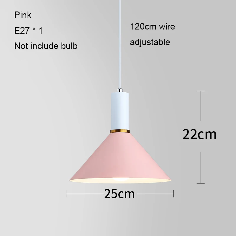 Мини Led подвесные светильники современный подвесной светильник скандинавский подвесной светильник Промышленный светильник для спальни гостиной кухни столовой лампы - Цвет корпуса: 07 no bulb