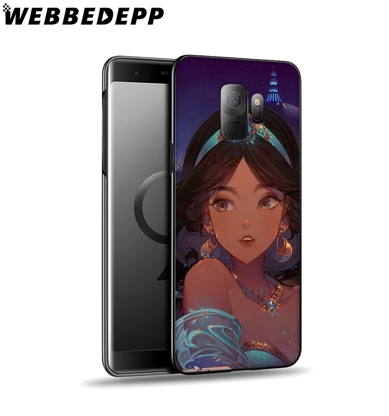 WEBBEDEPP Aladdin Jasmine Princess мягкий чехол для Samsung Galaxy A3 A5 A6 Plus A7 A8 A9 J6 чехол|Бамперы| |