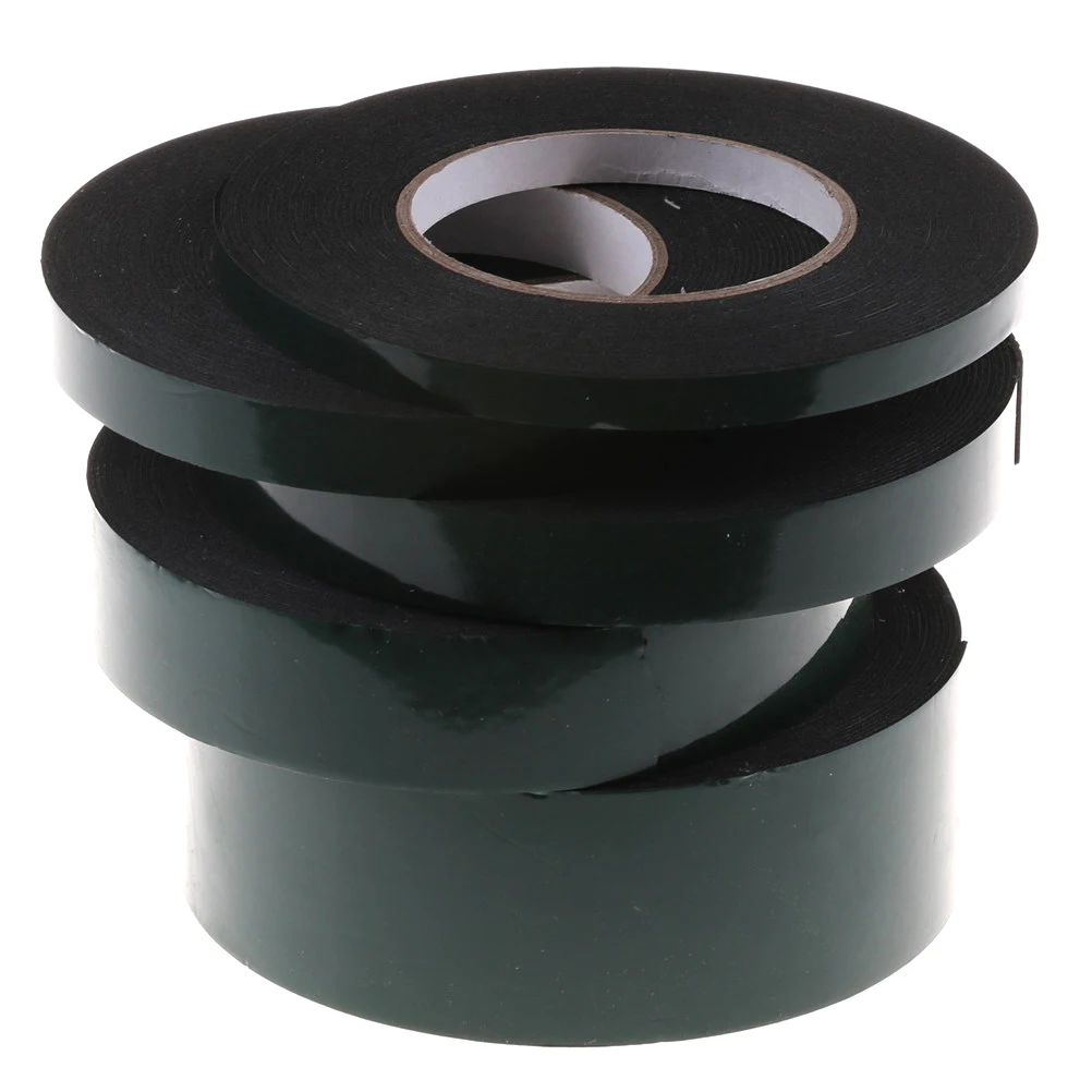 1PC Waterproof Strong Adhesive Double Sided Foam Green Tape Trim