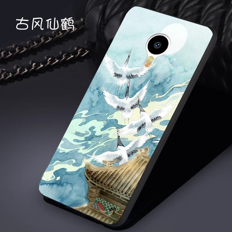 Meizu M3 Note Case Original Cover for Meizu M3 Note Case bag Cover Skin Wolf Fish Skull m3 note Fundas 100% BiNFUL 19