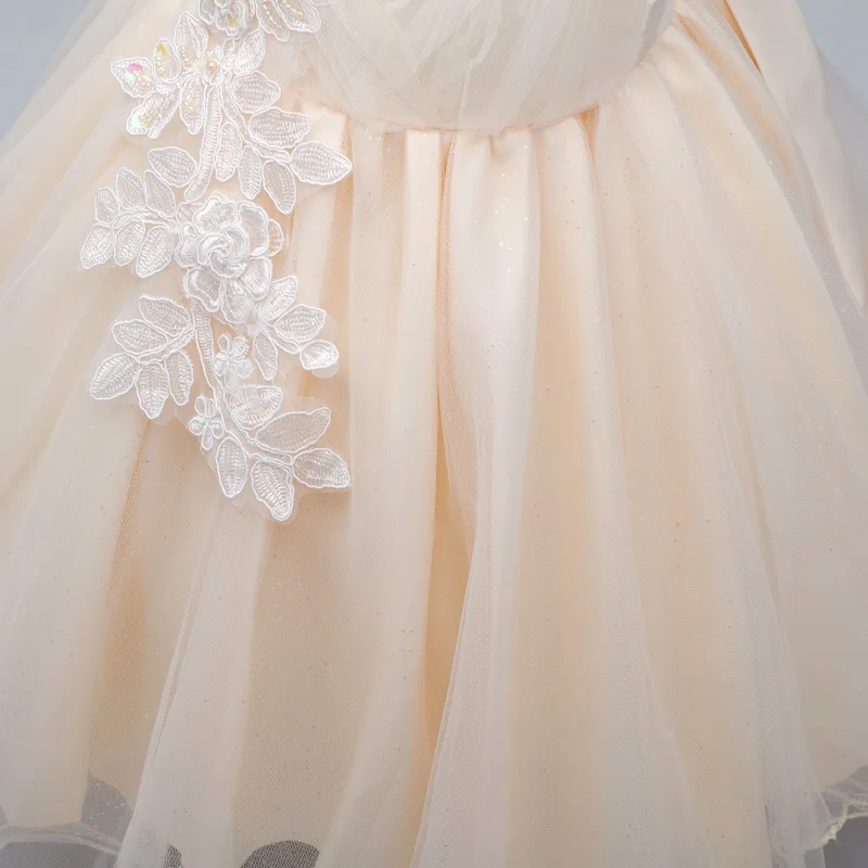 Keaiyouhuo/ г.; летнее свадебное платье с цветочным узором для девочек; Детские праздничные платья для девочек; платье принцессы с вышивкой; одежда для детей