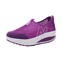 2019 Hot Sale Women summer outdoor shoes spring summer autumn lace up Slimming shoes hot swing shoes top quality Walking sneaker
