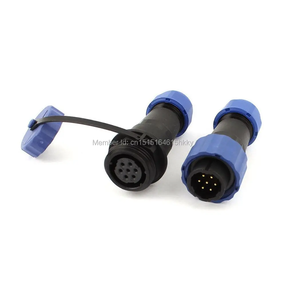 

Waterproof Cable Wire Docking Plastic Aviation Connector SD16 16mm 7 Pin 7P IP68