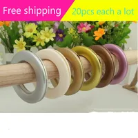 20 шт. низкая шум кольцо для карниза Ушко кольцо для драпировки внутренний диаметр 42 мм 5 цветов - изображение