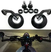Universal Cafe Racer Motorcycle Handle Bar End Rear side mirror FOR CLASS RETRO Honda suzuki yamaha kawasaki BMW DUCATI KTM ATV Universal Cafe Racer Motorcycle Handle Bar End Rear side mirror FOR CLASS RETRO Honda suzuki yamaha kawasaki BMW DUCATI KTM ATV
