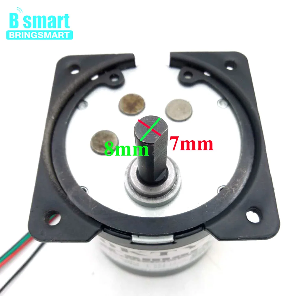 Bringsmart 70KTYZ 220 В AC синхронный мотор 40 Вт постоянный магнит редуктор 2 5 110 об/мин