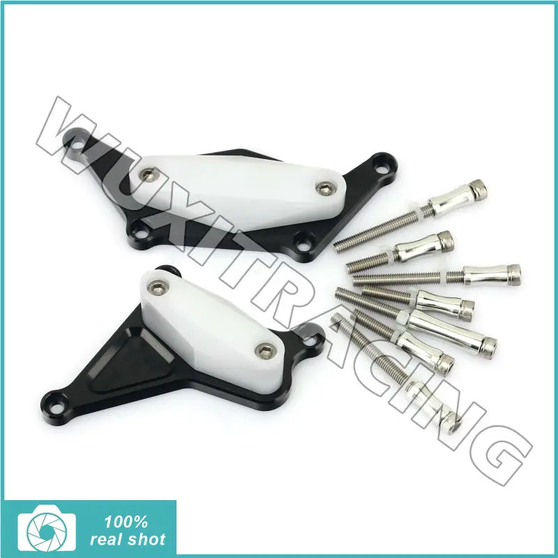 

Aluminum Alloy 1 Set Guard Case Engine Frame Cover Protector Slider Crash Pads for Suzuki GSR750 GSR 750 16 2016