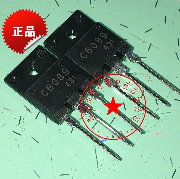 

4PCS 2SC6089 C6089 NPN 10A1500V80W TO3P integrated circuit