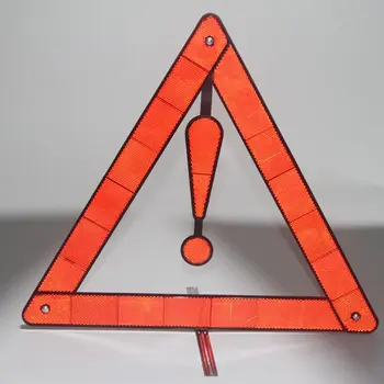 

Automobile reflection triangle warning board Triangle warning frame reflector Reflecting 3 corner frame foldable warning board