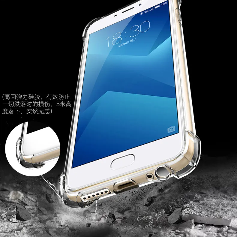 Mllse ультра тонкий прозрачный ТПУ гель мягкий чехол для Meizu A5 M5C M5S M3 Max E2 M5 M6 note Pro 7 Plus