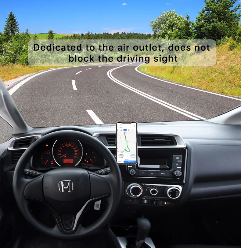 Car Qi Wireless Fast Charger Gravity Car Phone Holder Stand (11)