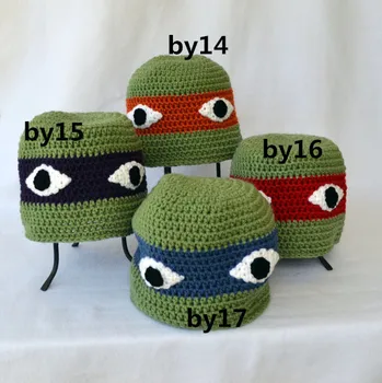 

Crocheted Hat -Ninja Turtles