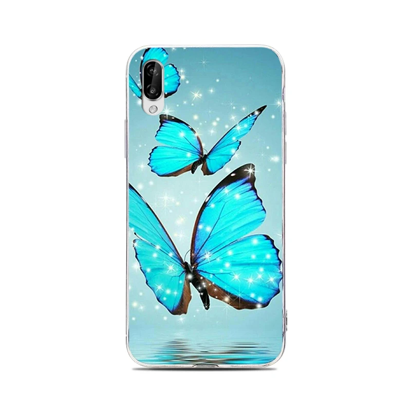 Бабочки из ТПУ силиконовый гелиевый мягкий чехол для телефона Sharp Aquos R R2 R3 S2 S3MINI SH