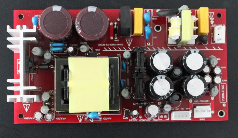 

Free Shipping! 1pc digital amplifier Switching Power Supply board 200W Dual 28V + Dual 15V with transformer