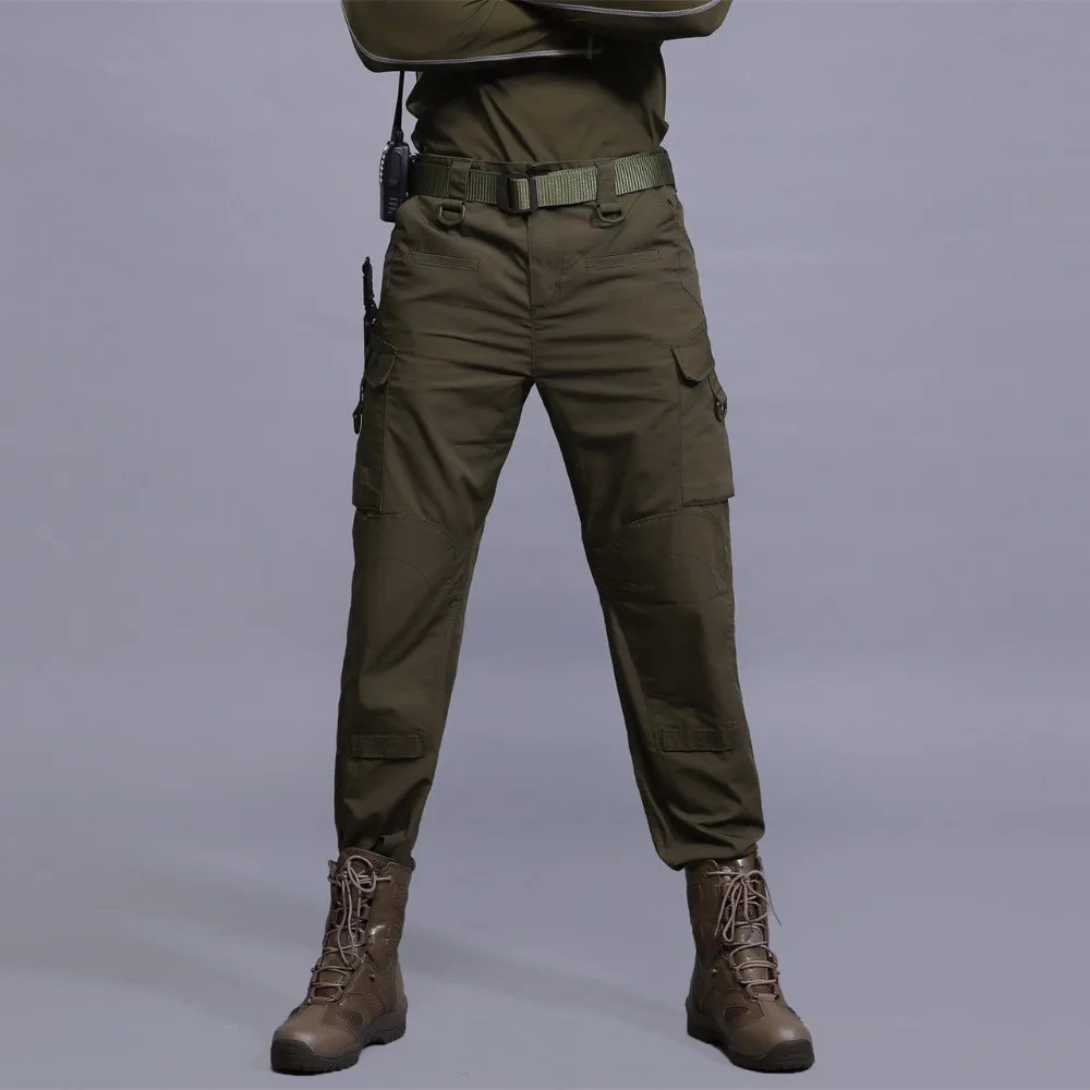 Ropa de entrenamiento táctico resistente al agua Multi bolsillo pantalones al aire libre escalada Trekking secado rápido transpirable pantalones largos Ropa de entrenamiento táctico resistente al agua Multi bolsillo pantalones al aire libre escalada Trekking secado rápido transpirable pantalones largos