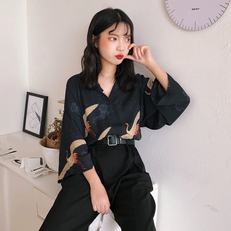 Cheap wholesale 2018 new summer  Hot selling women's fashion casual  chiffon shirt L370 - 32903668859