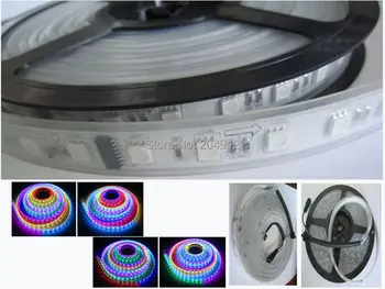 

5M TM1812 Dream Color 5050 RGB LED Strip 60leds/M 12V IP67 Waterproof Tube