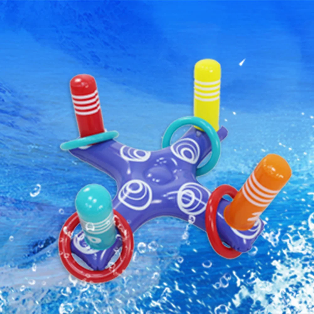 Надувные крестовые кольца для игры, плавательный бассейн, забавные игрушки для взрослых и детей, Летние Водные пляжные вечерние матрасы