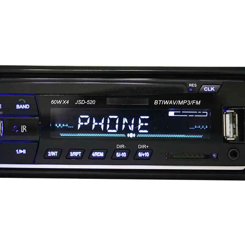 12 V автомобильный Bluetooth автомобильный радиоприемник MP3 проигрыватель USB SD МХК кард-ридер FM Aux Вход приемник дистанционного Управление для автомобильной аудиосистемы