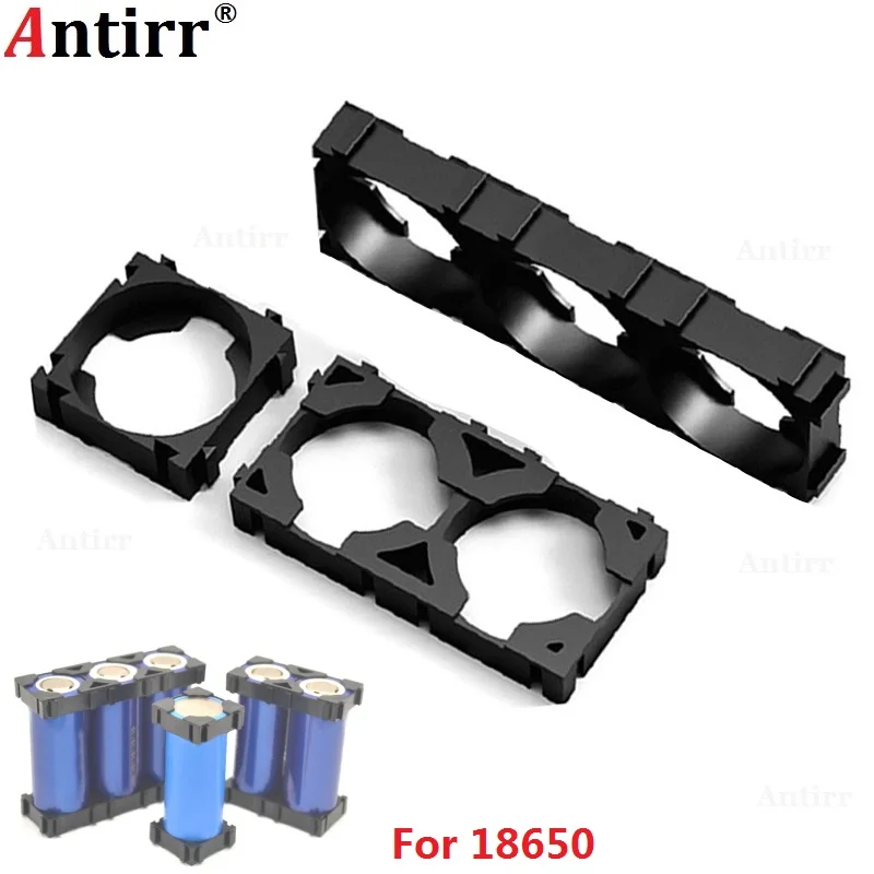 

1pc 1p 2p 3p 18650 Battery Holder Cell Bracket DIY Cylindrical Batteries Pack fixture Safety Vibration Case Storage Box Clip