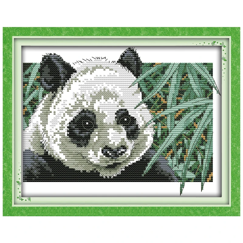 

Panda Painting Counted Cross Stitch 11CT printed 14CT Cross Stitch animals Cross Stitch Kit Embroidery for Home Decor Needlework