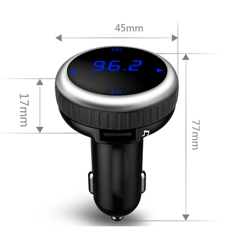 Автомобильный FM трансмиттер JINSERTA Bluetooth 2 USB порта|fm transmitter wireless|bluetooth fm transmittercar mp3 |
