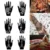6 Шт./компл. Mehndi Black Henna Tattoo Templates Glitter Airbrush Tattoo Stencil for Hand Finger Body Painting