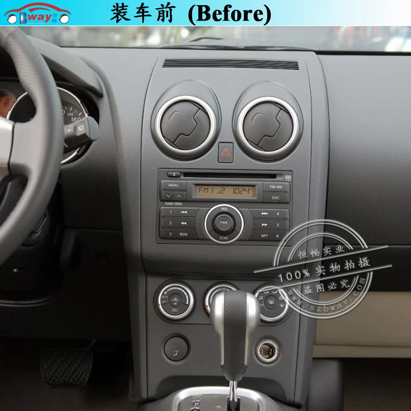 Bway " Автомобильный gps для Nissan Qashqai 2009 четырехъядерный Android 7,0 автомобильный радиоприемник с 1 G ram, 16G iNand, руль