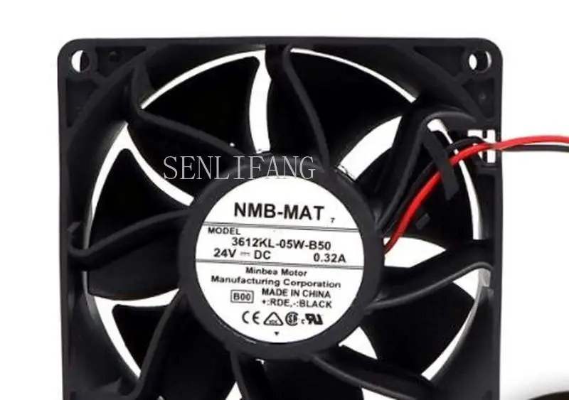 Бесплатная доставка Новый NMB-MAT НМБ 3612KL-05W-B50-BQ7 9232 DC24V 0.32A Вентилятор охлаждения