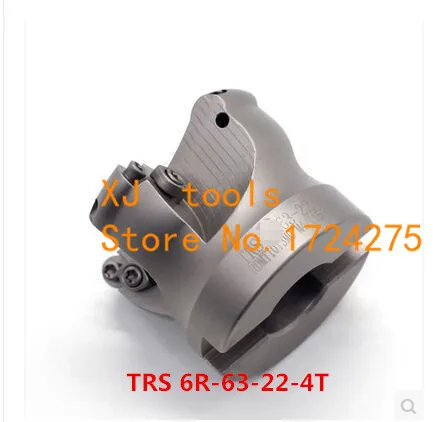 TRS-6R-63-22-4T round nose surface CNC milling cutter tools Face Milling Cutter Head carbide Insert RDMT1204 | Инструменты