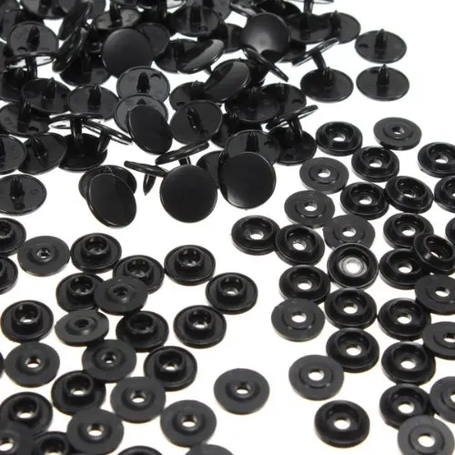 

Hot sale50 pcs T3 KAM SNAPS press studs Scrapbook Sewing buttons black