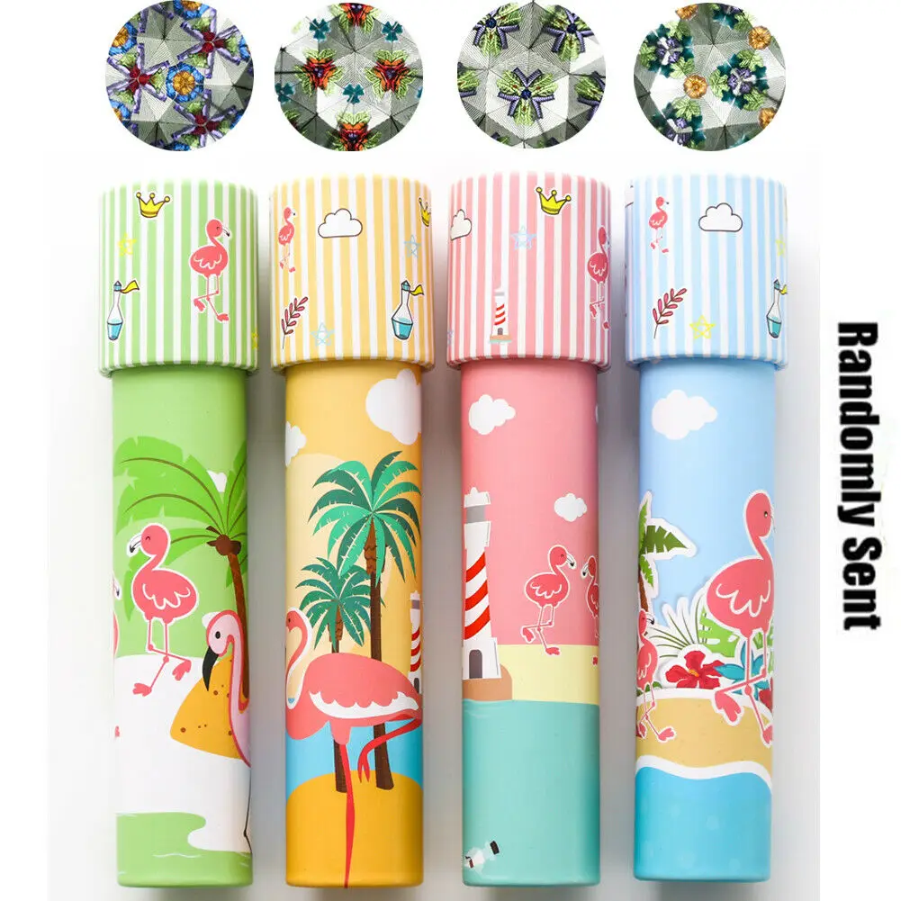 

2019 Newest Hot 1pc Kaleidoscope Kids Children Educational Science Developmental Toy Gift Magic Adjustable Fancy Colored World