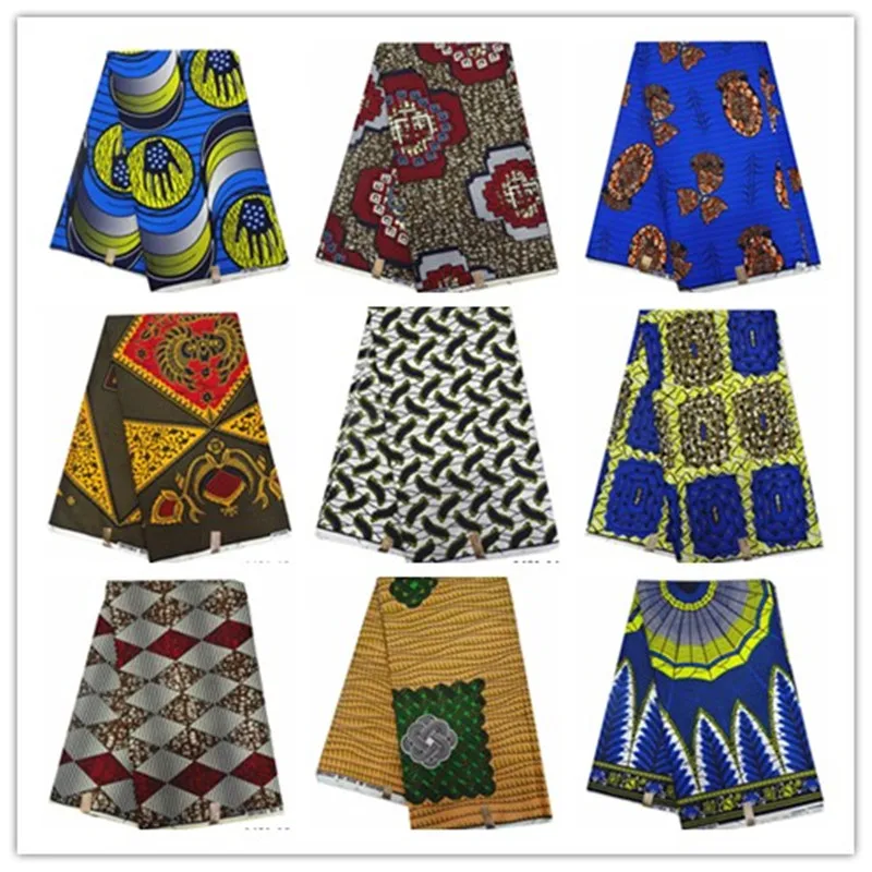 Африканская восковая ткань Java воск 100% полиэстер Анкара для платья