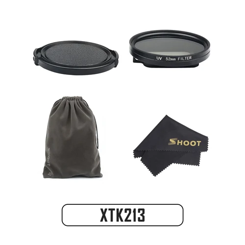 Ультратонкое оптическое стекло УФ круговой поляризационный фильтр для объектива камеры GoPro Hero 7 6 5 Go Pro 7 6 Экшн-камера - Цвет: XTK213