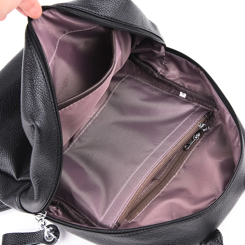 Модные женские рюкзаки, женские мягкие кожаные рюкзаки, Женский школьный рюкзак, женские сумки через плечо для девушек, для путешествий