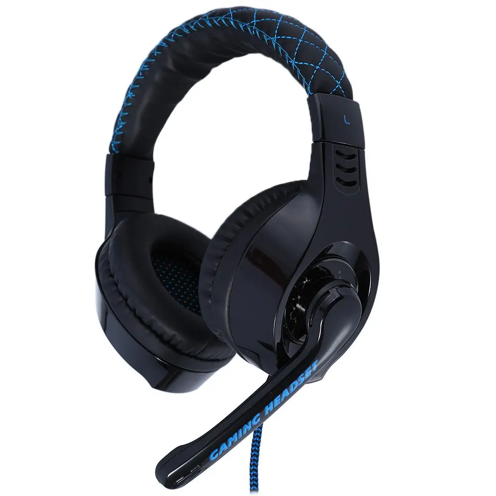 blue led headset