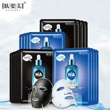 10 шт. HANKEY маска для лица с гиалуроновой кислотой черные маски для сна против старения увлажняющая маска для удаления черных точек уход за кожей лица