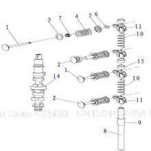 Воздушный блок для hidea HDF9.9, 4 такта, 9.9HP
