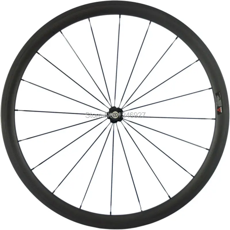 Discount Fast Shipping 38mm Clincher Carbon Wheelset Road Bike Basalt Braking Surface 3k Matte With 271 Hub Carbon Clincher Wheels 1