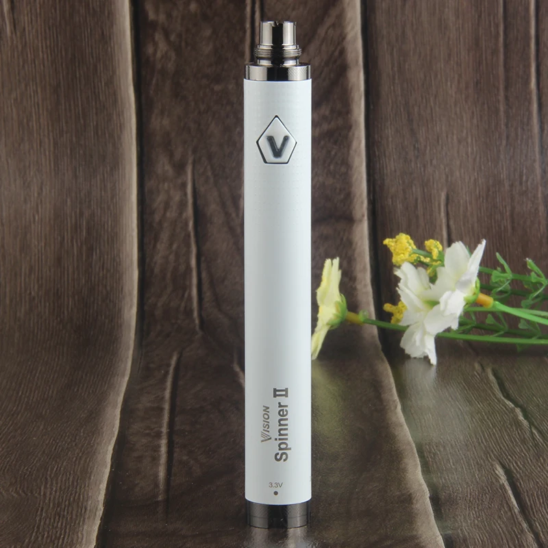 Vision Spinner II Twist battery Electronic Cigarette eGo Twist Variable Voltage 510 threadUSB charge E Cig 1300mah Evod battery 