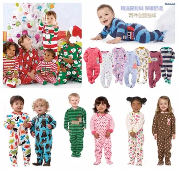 

2020 New Arrival Child Polar Fabric One Piece Sleepwear Derlook Romper Spring And Autumn Of Small Male Female Baby Plus Size
