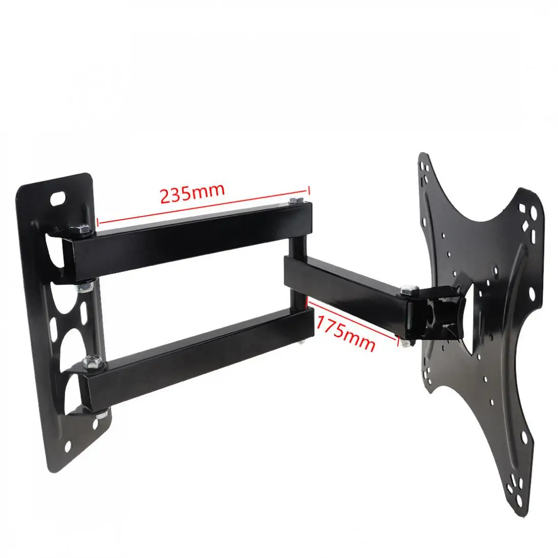 Universal TV Wall Mount Mounts Bracket TV Frame Support 15 Degrees Tilt with Gradienter for 14-42 Inch LED Monitor Flat Pan