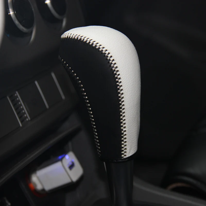 Buy Case ppc Nappa Leather shift knob cover For Ford