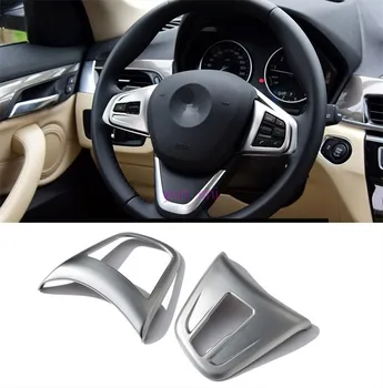 

Angelguoguo Car Steering Wheel Button Decoration Trim Covers Car-styling For BMW 2 Series Tourer Car 218i 220i BMW 2016 2017 X1