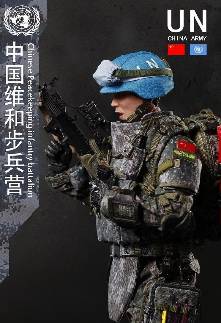 Полный набор кукла 1/6 масштаб Военная фигурка кукла флагсет FS73016 1/6 синий шлем воин китайский типпо