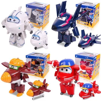 

Big!!!15cm ABS Super Wings Deformation Airplane Robot Action Figures Super Wing Transformation toys for children gift Brinquedos