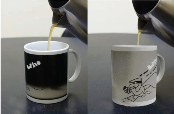 Кружка которая меняет цвет от температуры свой рисунок