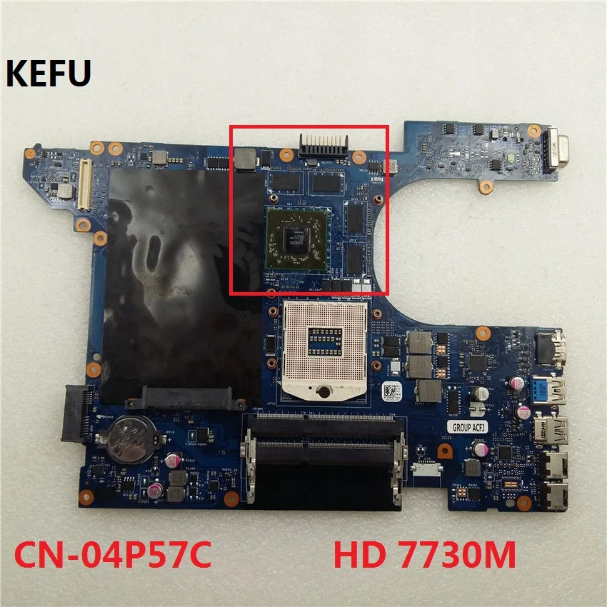 Kefu 4P57C 04P57C CN-04P57C QCL00 LA-8241P для Dell Inspiron 15R 7520 материнская плата LA-8241P HD 7730 м рабочих